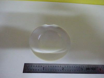 OPTICAL LARGE bi CONVEX LENS [chipped edge] LASER OPTICS AS IS BIN#X5-30