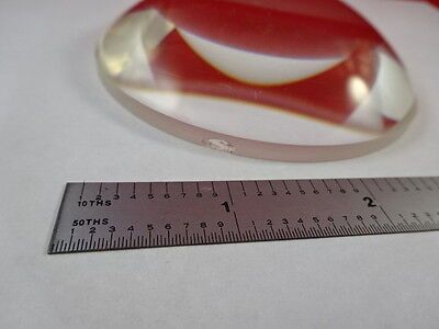 OPTICAL LARGE CONVEX + HIGHLY CONCAVE LENS LASER OPTICS AS IS BIN#L2-B-01