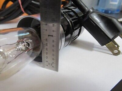 ZEISS GERMANY LAMP ASSEMBLY WORKS OK MICROSCOPE PART AS PICTURED &11-B-03