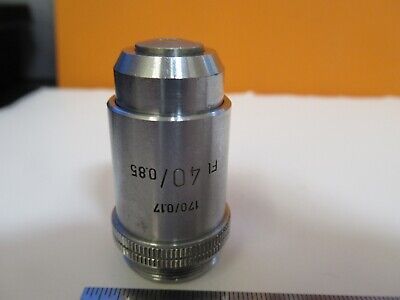 LEITZ WETZLAR 40X /170 OBJECTIVE LENS MICROSCOPE PART AS PICTURED &17-FT-89