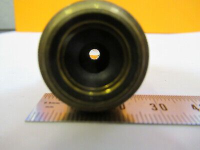 ANTIQUE BRASS OBJECTIVE VI SEIBERT 1860's MICROSCOPE PART AS PICTURED &F1-A-65