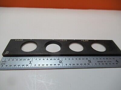 FOR PARTS ANTIQUE MICROSCOPE PART SLIDE "B" RARE UNKNOWN AS PICTURED &16-B-86