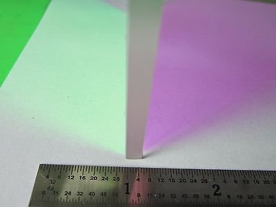 OPTICAL COATED GLASS chipped on edges LASER OPTICS BIN #32-96