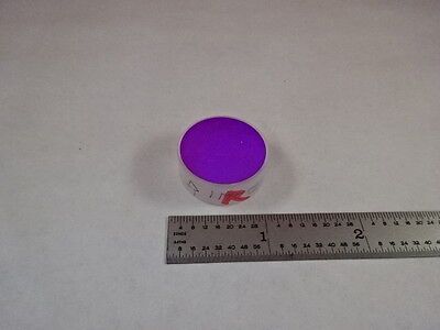 OPTICAL FLAT DICHROIC FILTER LENS OPTICS AS PICTURED &7C-A-08