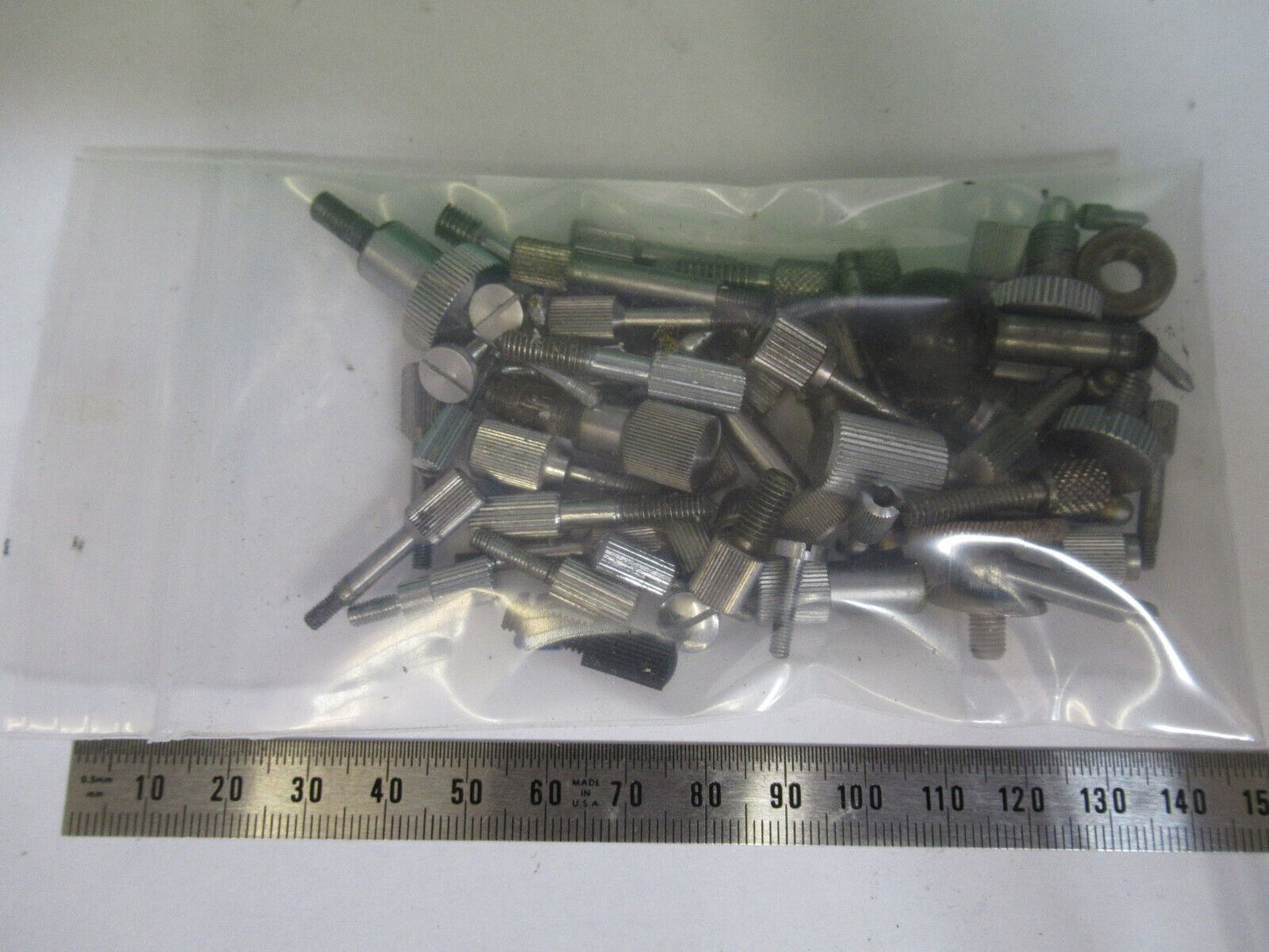 LOT ASSORTED SCREWS MULTIPLE SCOPES MICROSCOPE PART AS PICTURED #W5-B-39