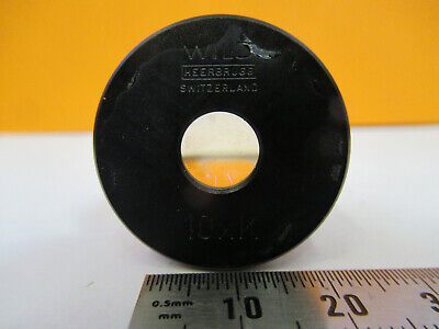 WILD SWISS HEERBRUGG LENS EYEPIECE 10xK MICROSCOPE PART AS PICTURED W3-B-63