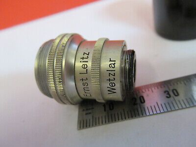 ANTIQUE ERNST LEITZ "3" OBJECTIVE LENS MICROSCOPE PART AS PICTURED &F6-A-60