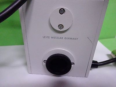 MICROSCOPE PART LEITZ GERMANY LAMP VERTICAL ILLUMINATOR OPTICS AS IS BIN#W7-94