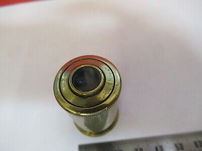 ANTIQUE BRASS WATSON UK 1860s OBJECTIVE MICROSCOPE PART AS PICTURED &F6-B-12