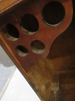 ANTIQUE EMPTY WOOD CASE WATSON UK RARE MICROSCOPE PART AS PICTURED &TB-5