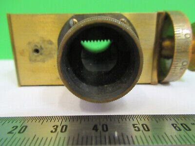 ANTIQUE WATSON & SONS UK FILAR EYEPIECE MICROSCOPE PART AS PICTURED &Q9-A-92