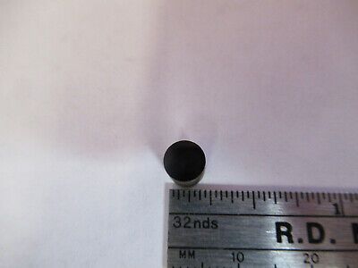 OPTICAL VERY DARK GLASS SMALL CYLINDER MIL SPEC OPTICS AS PICTURED &13-FT-14