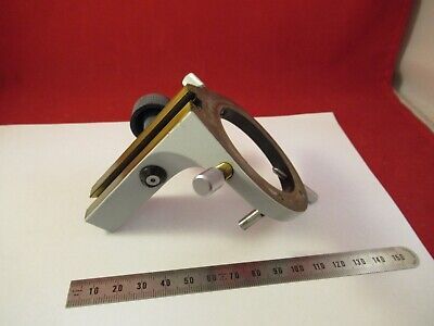 ZEISS GERMANY BRASS CONDENSER HOLDER MICROSCOPE PART AS PICTURED &FT-4-09B