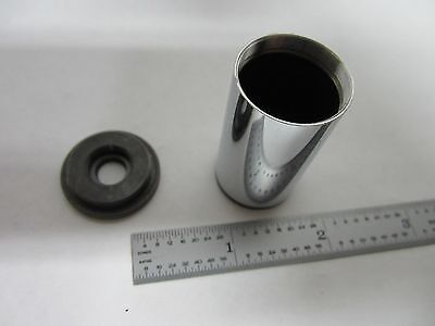 FOR PARTS MICROSCOPE EYEPIECE LEITZ 8X [missing top lens] OPTICS AS IS BIN#Q7-18