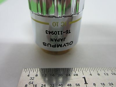 MICROSCOPE PART OBJECTIVE OLYMPUS MSPLAN 10X DIC INFINITY OPTICS BIN#F2-27