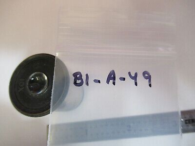 ANTIQUE ERNST LEITZ  "10x" EYEPIECE MICROSCOPE PART OPTICS AS PICTURED #B1-A-49