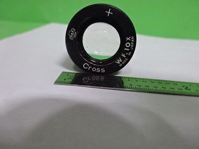 MICROSCOPE PART EYEPIECE OCULAR NSK WF 10X CROSS JAPAN OPTICS AS IS B#AC-F-02