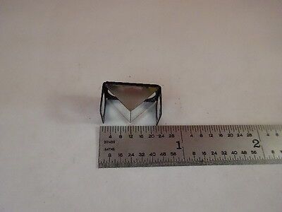 OPTICAL MINI PRISM BEAM SPLITTER OPTICS AS IS #80-74