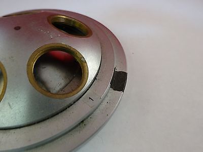 FOR PARTS MICROSCOPE NOSEPIECE TURRET NIKON JAPAN AS IS  BIN#L3-E-14