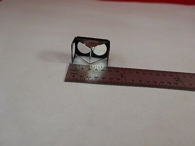 OPTICAL MINI PRISM BEAM SPLITTER OPTICS AS IS #80-74