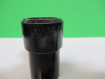 BAUSCH LOMB EYEPIECE CAT 147 15X WF LENS MICROSCOPE PART AS PICTURED R2-A-44