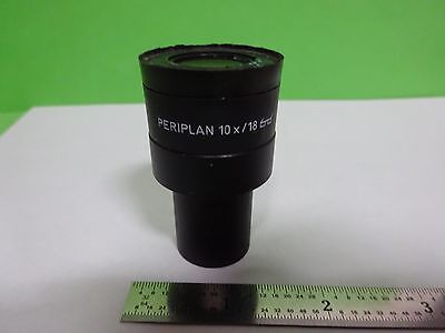 MICROSCOPE PART LEITZ GERMANY EYEPIECE OCULAR 519748 10X OPTICS AS IS BIN#Y5-05