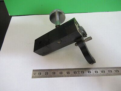 SPENCER AO ANTIQUE BRASS CONDENSER SUPPORT MICROSCOPE PART AS PICTURED &3-C-25