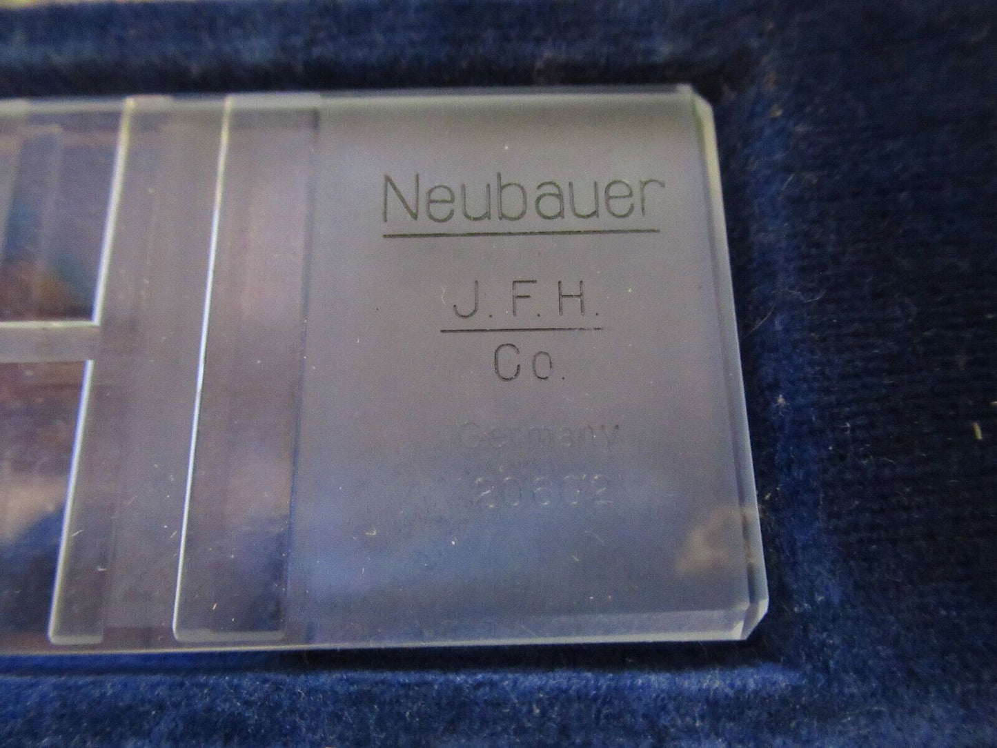 HAEMACYTOMETER NEUBAUER SLIDE PIPETTE MICROSCOPE PART AS PICTURED &H3-B-60