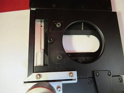 LEITZ WETZLAR GERMANY STAGE TABLE MICROSCOPE PART AS PICTURED &13-A-18