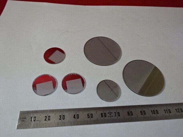 LOT OPTICAL WINDOW FILTER COLLIMATOR PRO OPTICS AS IS &U7-A-05B