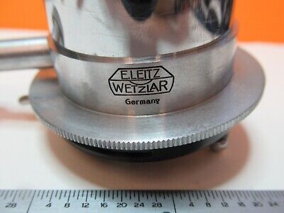 ERNST LEITZ WETZLAR GERMANY CONDENSER for MICROSCOPE AS PICTURED &16-C-16