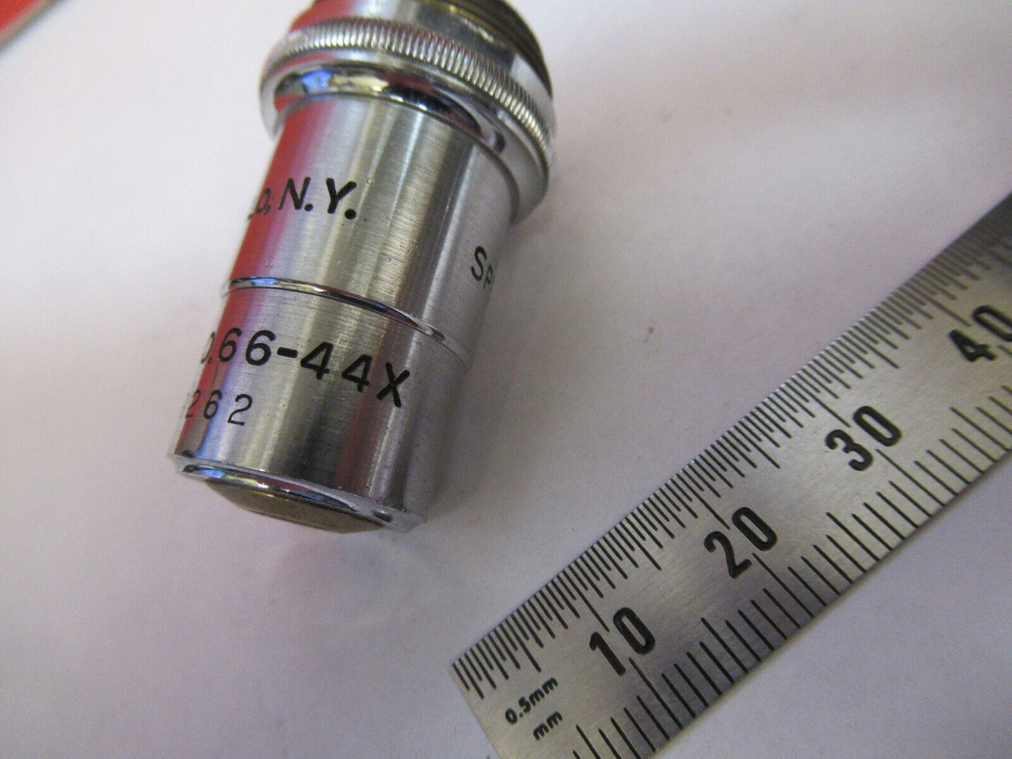 AO AMERICAN OPTICS VINTAGE 44X OBJECTIVE MICROSCOPE PART AS PICTURED #R3-C-23