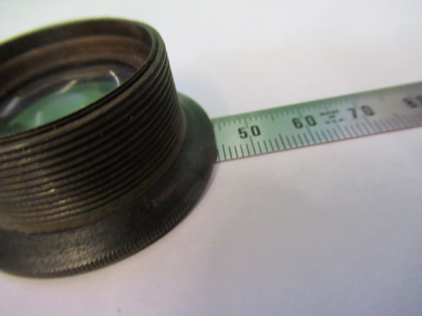 ANTIQUE SEIBERT GERMANY BRASS MOUNTED LENS MICROSCOPE PART AS PICTURED &R6-A-100