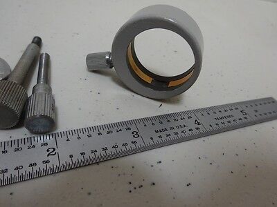 FOR PARTS MICROSCOPE PARTS HOLDER SCREWS KNOBS ETC AS IS BIN#M8-C-04