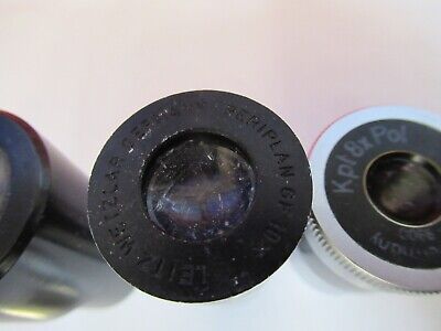 FOR PARTS LOT EYEPIECES AO ZEISS LEITZ OPTI MICROSCOPE PART AS PICTURED &Q1-A-78