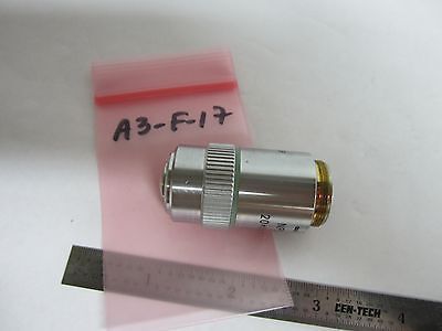 MICROSCOPE OBJECTIVE LEITZ WETZLAR GERMANY  NPL 20X INFINITY OPTICS BIN#A3-F-17