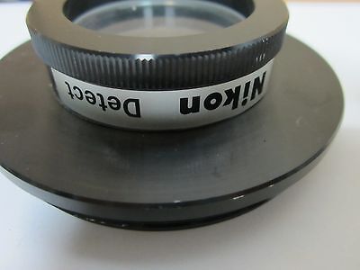 MICROSCOPE LENS NIKON DETECT OPTICS AS IS BIN#G4-06