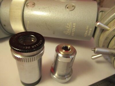 LEITZ WETZLAR GERMANY PRECISION INTERFEROMETER MICROSCOPE PART OPTICS &94-FT-88