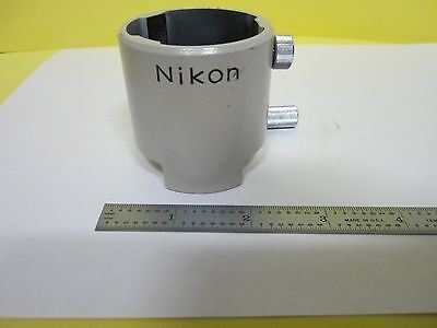 MICROSCOPE PART NIKON JAPAN CAMERA ADAPTER OPTICS AS IS BIN#S9-V-07