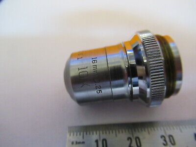 BAUSCH LOMB VINTAGE OBJECTIVE 10X  LENS MICROSCOPE PART AS PICTURED &8Y-A-72