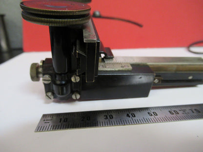 BAUSCH LOMB XY STAGE CLIPS SPECIMEN MICROSCOPE PART AS PICTURED Y4-A-48