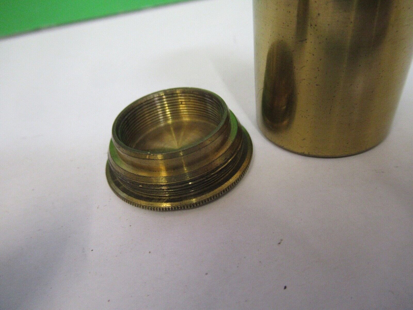 ANTIQUE WATSON UK OBJECTIVE PARA 1/8 LENS OPTICS MICROSCOPE PART  F8-B-19