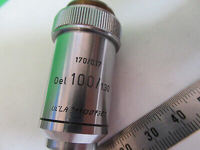 LEITZ WETZLAR OBJECTIVE 100X /170 OPTICS MICROSCOPE PART AS PICTURED #Z9-A-56