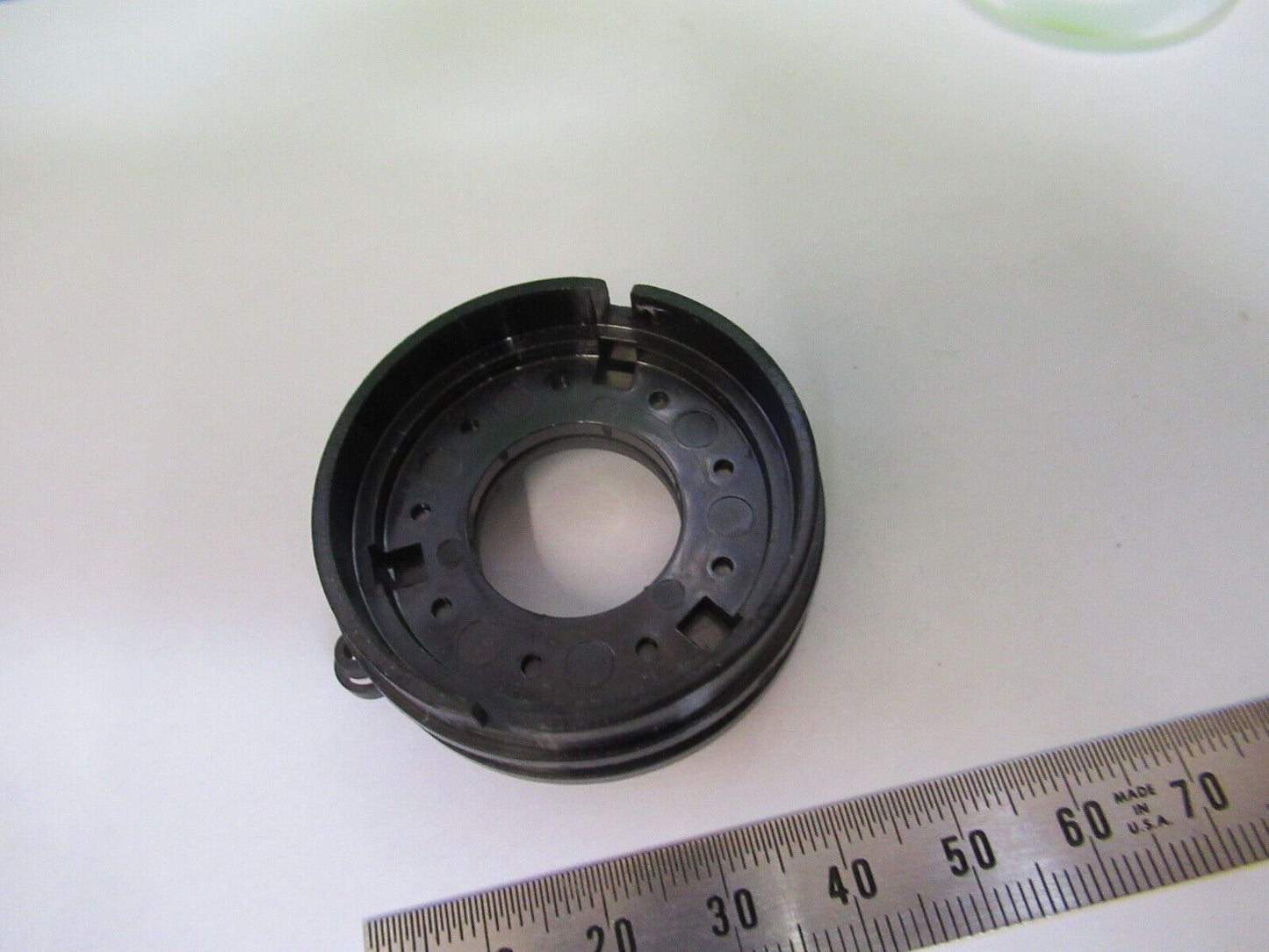 LEICA GERMANY IRIS DIAPHRAGM ASSEMBLY MICROSCOPE PART AS PICTURED #R6-A-103