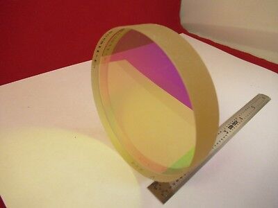 OPTICAL FLAT ZERODUR 3" DIA DICHROIC MIRROR 1/10 WAVE LASER OPTICS &5-A-95