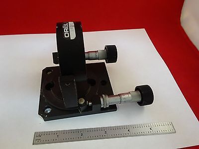 ORIEL MICROMETER LENS MIRROR MOUNT LASER OPTICS AS IS BIN#N3-E-03