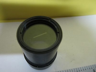 MICROSCOPE PART EYEPIECE MITUTOYO JAPAN SWF 10X + RETICLE OPTICS BIN#34-T-06