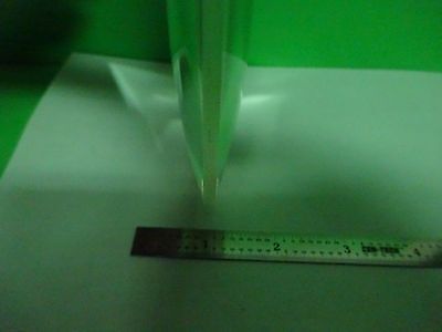 LARGE OPTICAL BI CONVEX LENS THICK LASER OPTICS [chip on edge] AS IS BIN#Y3-23