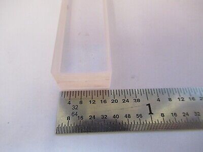 OPTICAL RECTANGULAR GLASS LENS PLANO CONCAVE OPTICS AS PICTURED &3-FT-X17