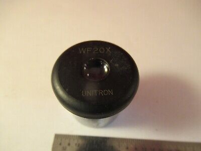 UNITRON WF 20X EYEPIECE OPTICS MICROSCOPE PART AS PICTURED &1E-B-86